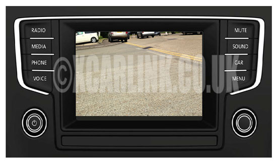VW Golf Mark VII 7 Multimedia Rear Camera Interface VW Golf Mark VII 7 Multimedia Rear Camera Interface