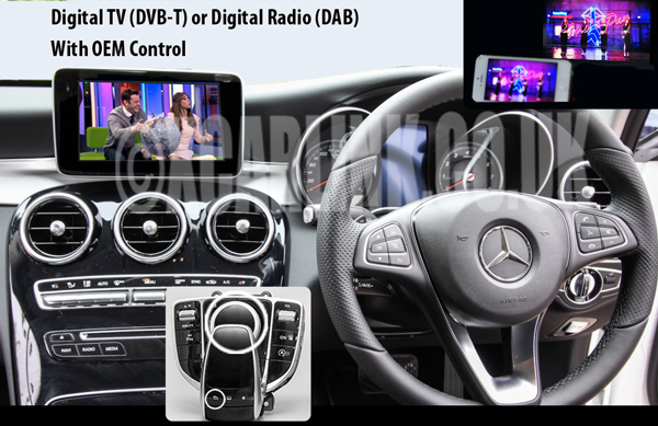 Mercedes NTG 5/5.1 Multimeida Video interface with Digital TV/DAB Control