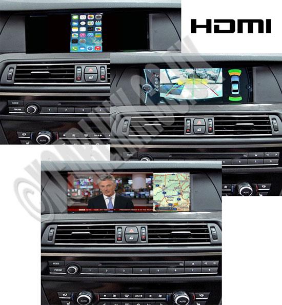 BMW idrive HDMI LINK Multimedia Interface with HDMI Input (Mirroring) & Picture in Picture F20/F30 and All BMW's 2014 Onwards (NBT)